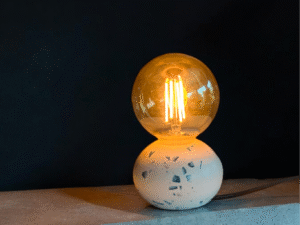 Point Terrazzo Beton Masa Lambası